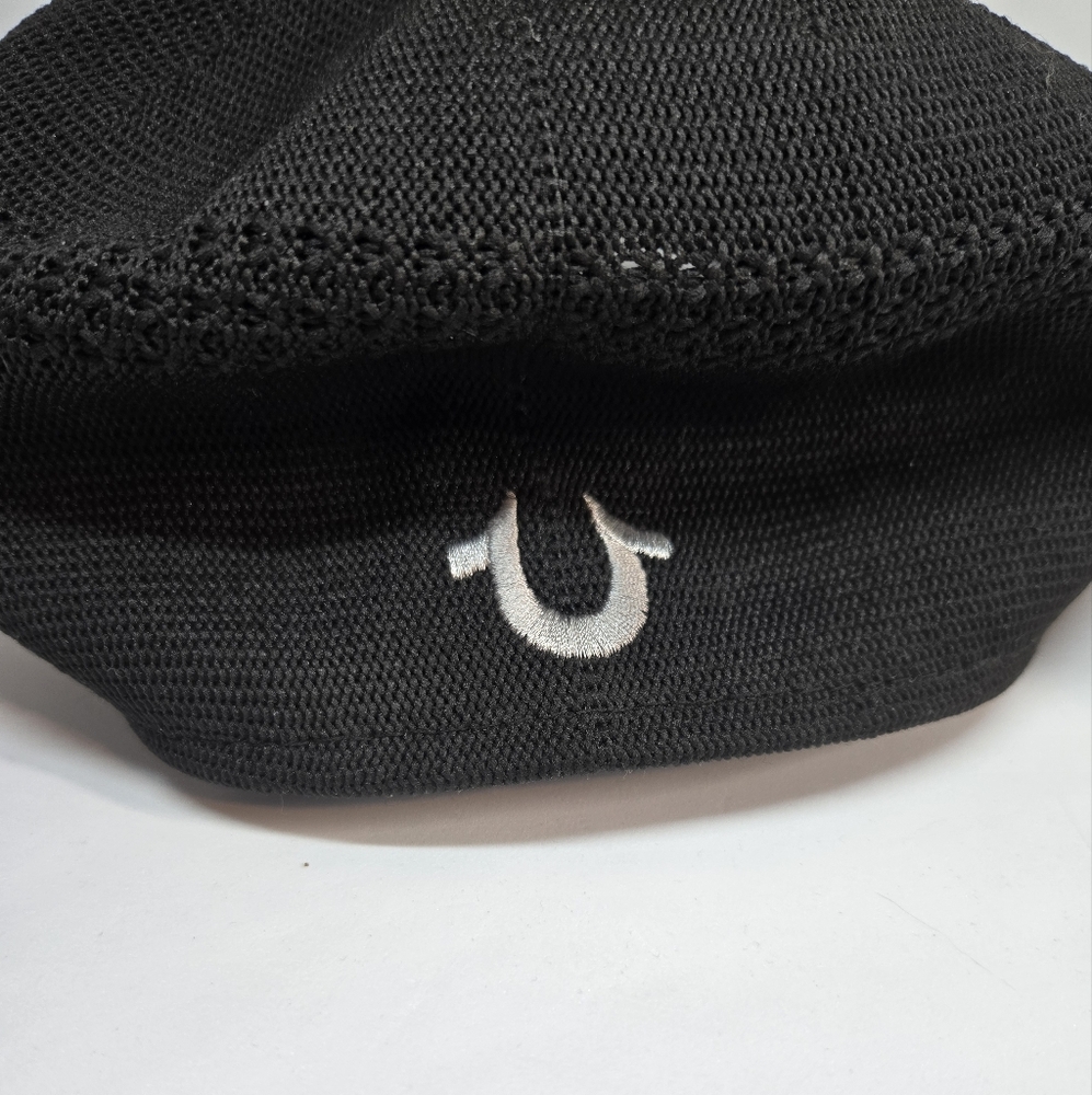 True Religion Newboy Black Cap Hat Large/XL